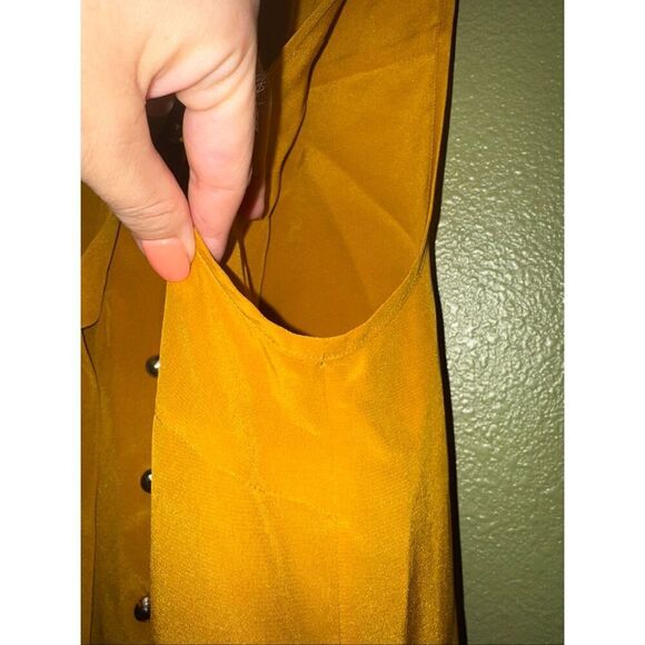 Silk Marc Jacob’s Mustard Blouse *note - Picture 11 of 16